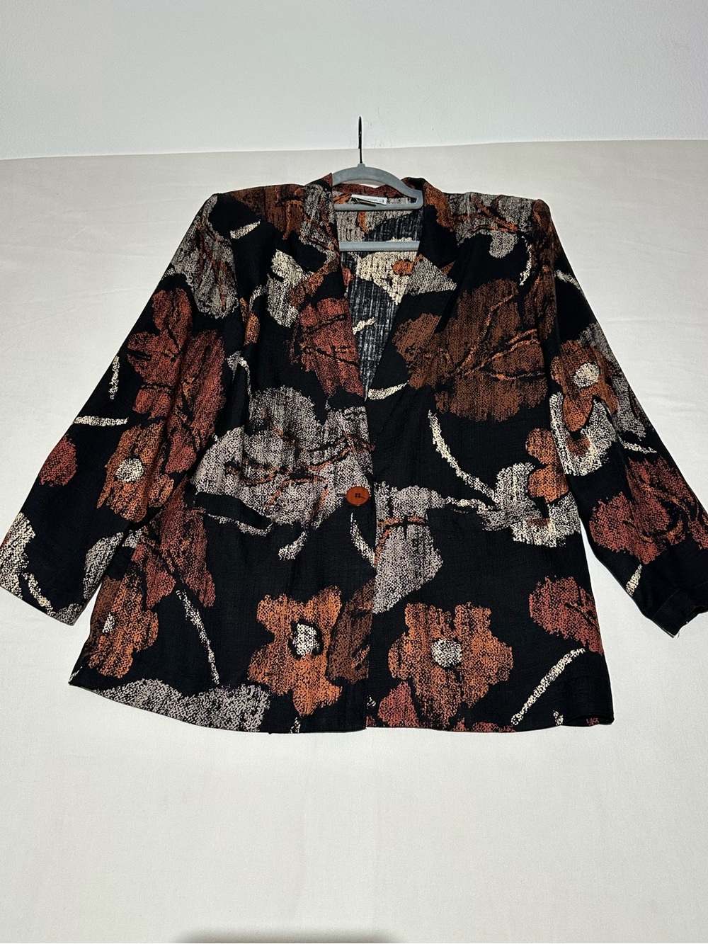 Wintage zos Campus Casuals California Floral
Blazer Jacket Womens M Boho Retro
